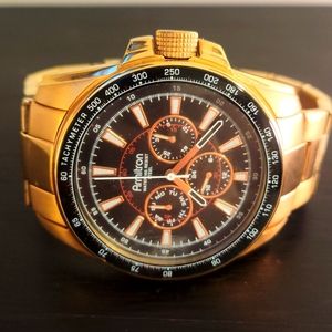 Armitron Mens Gold Chronograph
